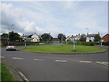 NU2311 : Roundabout, Hipsburn by Graham Robson