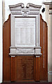 TQ1576 : St John the Baptist, Isleworth - War Memorial WWI & WWII by John Salmon