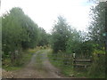 Start of the path to Ludworth Moor at Cloughend