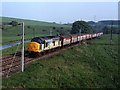 Trains at Thrimby Bridge (WCML) - 1992 (1)