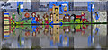 SO8963 : Fairytale Mural at Netherwich Canal Basin by Peter Young