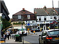 Approaching the roundabout at the junction of High Street and Church Road