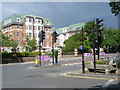 Looking across the corner of Haven Green