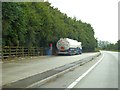 ST3915 : Lay-by on eastbound side of A303 on Boxstone Hill by David Smith
