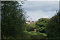 View of houses on Gould Close from Moreton Bridge