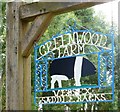 Sign at Greenwood Farm