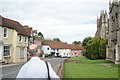 View down Watling Street back into the village centre