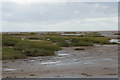 SD3116 : The edge of the saltmarsh on Birkdale beach by Mike Pennington