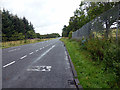 The A977 road near Blairingone