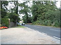 Chertsey Road at the entrance to Hawkshill