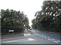 Franklands Drive at the junction of Row Town