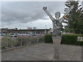 Statue near Tesco extra in Alloa