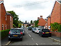 Looking west on Langham Road