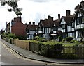 Louisa Cottages and the eastern end of Park Road