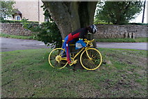 SE3249 : Yellow Tour de France Bike, Kirkby Overblow by Ian S