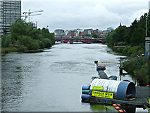 NS5964 : The River Clyde at Glasgow Green by Thomas Nugent