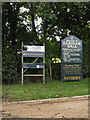 TM3089 : Earsham Hall signs by Geographer