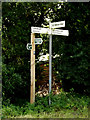 TM3189 : Roadsign on Hall Road by Geographer