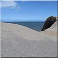 NZ8613 : The barren headland of Sandsend Ness by Pauline E