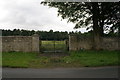 SE4744 : Gates at Healaugh Manor near Tadcaster by Ian S
