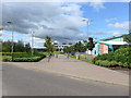 Looking from Pittenzie Road towards Crieff High School