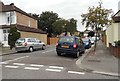 Teynham Avenue at the junction of Sittingbourne Avenue