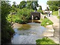 Ford and bridge on River Tale, Broadhembury