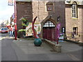 Sculpture outside Crieff Museum