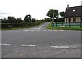 Crabtree Road viewed across Lackan Road