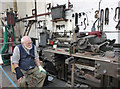 SK2625 : Claymills Victorian Pumping Station - engineer at work by Chris Allen