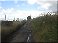 Lane towards Higher Hartshead