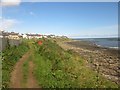 The Northumberland Coast Path entering Craster