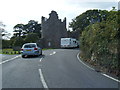 A4118 at Penrice Castle folly gatehouse