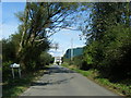 Lane at Burry boundary near Burry Dairy Farm