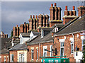 Shireoaks - chimney stacks on Shireoaks Row