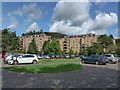 Looking from Turretbank Road towards Manor Court