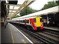 Reading bound train entering Richmond station