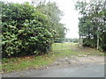 Entrance to field on Tilehouse Lane