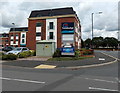 Electricity substation at the edge of Travelodge, Stratford-upon-Avon