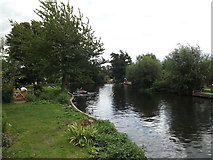 TM0733 : River Stour at Flatford Mill by Geographer