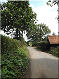 TM0733 : Footpath & lane to Flatford Mill by Geographer