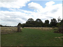 TM0733 : Entrance to Gibbonsgate Field by Geographer
