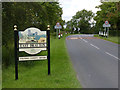 SK7774 : East Drayton village sign by Alan Murray-Rust