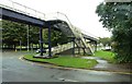 Footbridge over A4118