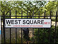 West Square sign