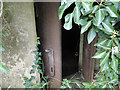 Steel doors attached to a World War One pillbox