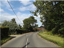 TM0233 : Dedham Road, Langham by Geographer