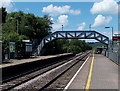 Pontyclun railway station footbridge