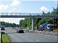 Footbridge over the Wilmslow-Handforth Bypass at Handforth Dean