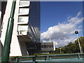 Ground level view of Tolworth Tower